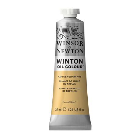Краска масляная художественная W&N "Winton", 37мл, туба, желтый Неаполь
