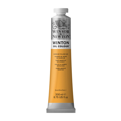 Краска масляная художественная W&N "Winton", 200мл, туба, кадмий желтый