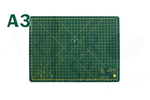 Коврик с разметкой для резки зеленый А3 30x45