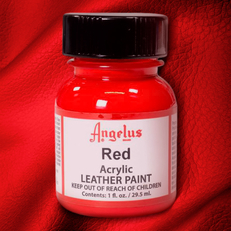 Краска по коже и ткани Angelus Leather 29,5 мл цвет 064 Red