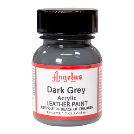 Краска по коже и ткани Angelus Leather 29,5 мл цвет 080 Dark grey