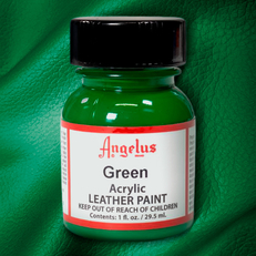 Краска по коже и ткани Angelus Leather 29,5 мл цвет 050 Green