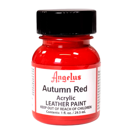 Краска по коже и ткани Angelus Leather 29,5 мл цвет 184 Autumn red