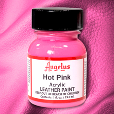 Краска по коже и ткани Angelus Leather 29,5 мл цвет 186 Hot pink