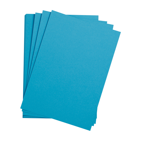 Цветная бумага 50*65 см, Clairefontaine "Etival color", 160г/м2, бирюзовый, легкое зерно, 30% хлопка