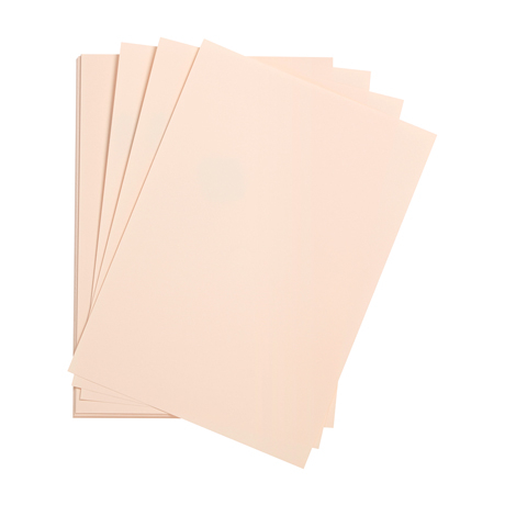 Цветная бумага 50*65 см, Clairefontaine "Etival color", 160г/м2, бледно-розовый, легкое зерно, 30% хлопка