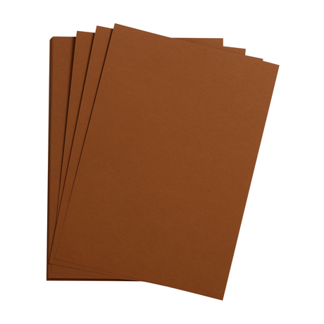 Цветная бумага 50*65 см, Clairefontaine "Etival color", 160г/м2, коричневый, легкое зерно, 30% хлопка