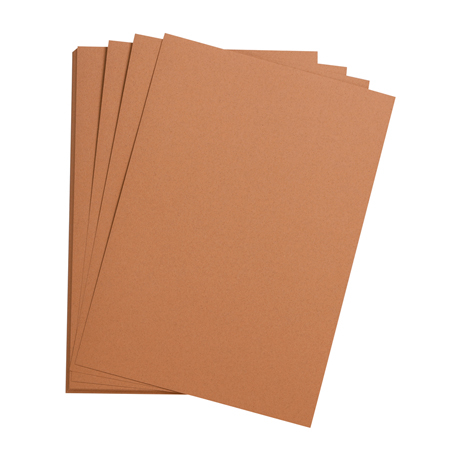 Цветная бумага 50*65 см, Clairefontaine "Etival color", 160г/м2, лососевый, легкое зерно, 30% хлопка