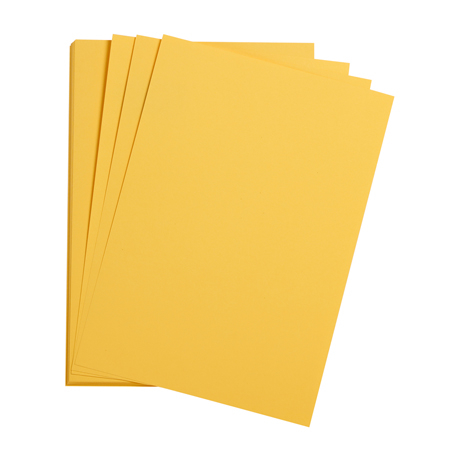 Цветная бумага 50*65 см, Clairefontaine "Etival color", 160г/м2, лютик, легкое зерно, 30% хлопка