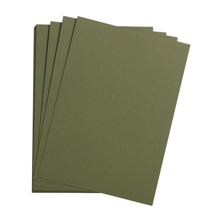 Цветная бумага 50*65 см, Clairefontaine "Etival color", 160г/м2, морская волна, легкое зерно, 30% хлопка