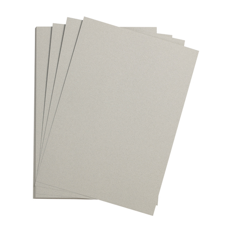 Цветная бумага 50*65 см, Clairefontaine "Etival color", 160г/м2, облачно-серый, легкое зерно, 30% хлопка