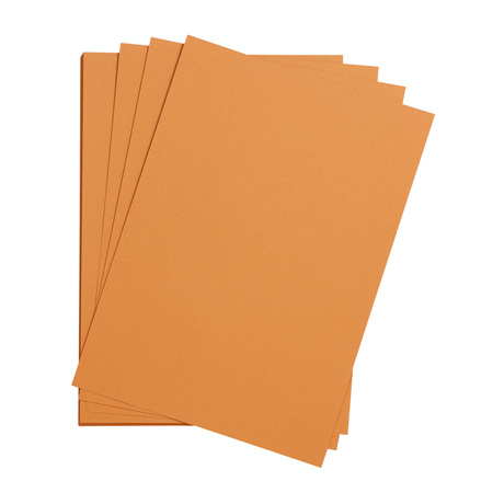 Цветная бумага 50*65 см, Clairefontaine "Etival color", 160г/м2, ржавый, легкое зерно, 30% хлопка