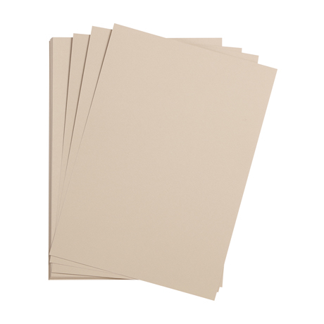 Цветная бумага 50*65 см, Clairefontaine "Etival color", 160г/м2, светло-серый, легкое зерно, 30% хлопка