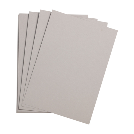Цветная бумага 50*65 см, Clairefontaine "Etival color", 160г/м2, серый, легкое зерно, 30% хлопка