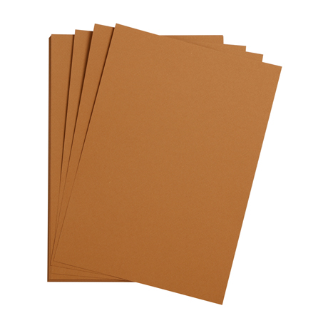 Цветная бумага 50*65 см, Clairefontaine "Etival color", 160г/м2, табак, легкое зерно, 30% хлопка