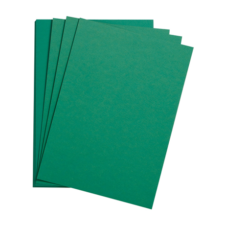 Цветная бумага 50*65 см, Clairefontaine "Etival color", 160г/м2, темно-зеленый, легкое зерно, 30% хлопка