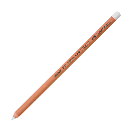Пастельный карандаш Faber-Castell "Pitt Pastel", цвет 101 белый, средний