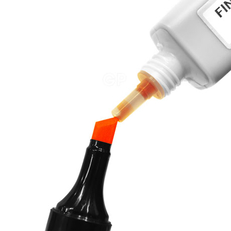 Заправка Finecolour Refill 286 флуоресцентный оранжевый FYR286